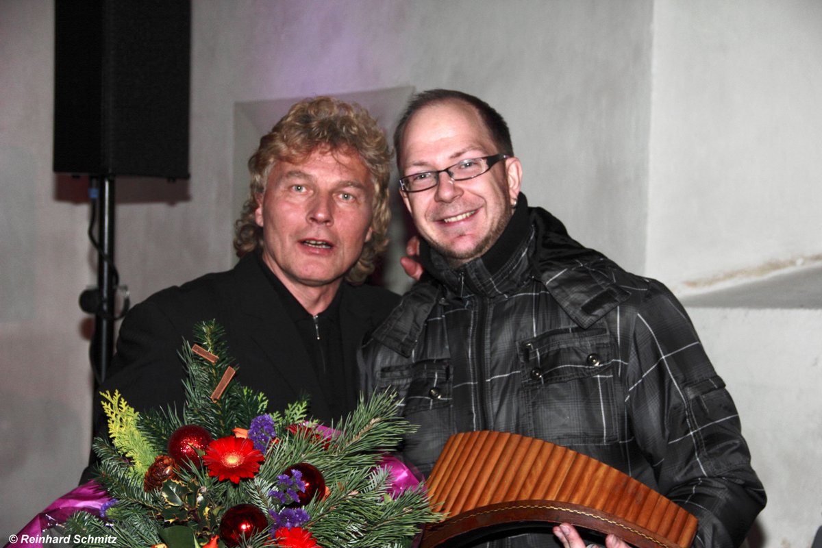 Unser Vereinsvorsitzender, Ronny Krimm mit Edward Simoni