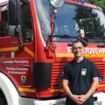 Stephan Schöne von der Feuerwehr Mösthinsdorf ist auch im Heimatverein aktiv