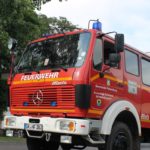 Mit der Feuerwehr einmal durch den Ort ...das war ein Erlebnis