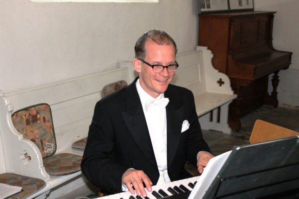 Christoph Wiatre am Klavier