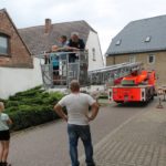 Die Feuerwehr Mösthinsdorf zu Gast beim Fest
