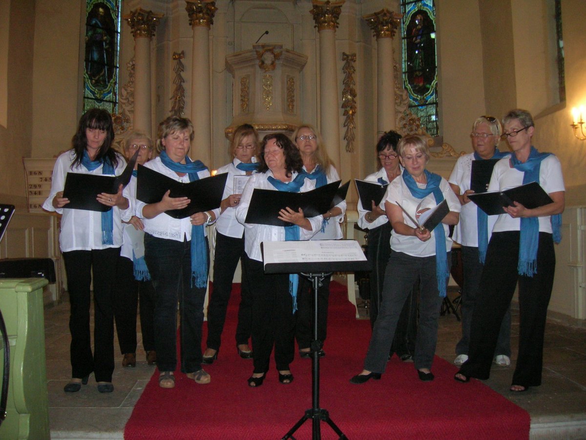 Beim 5.Musiksommer Gollma trat auch unser Mösthinsdorfer Heimatchor mit auf