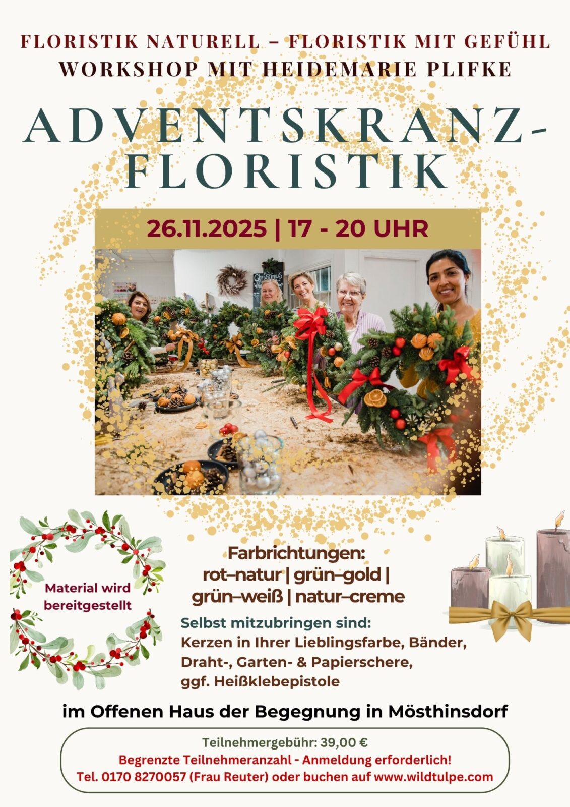Adventskranzfloristik