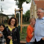 Viel Spaß beim Austausch im Kirchgarten