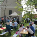 Im Kirchgarten konnte die Idylle genossen werden
