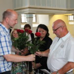 Blumen für die Jubelkonfirmanden