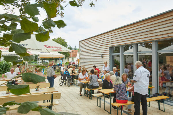 Gäste auf unserer Terrasse