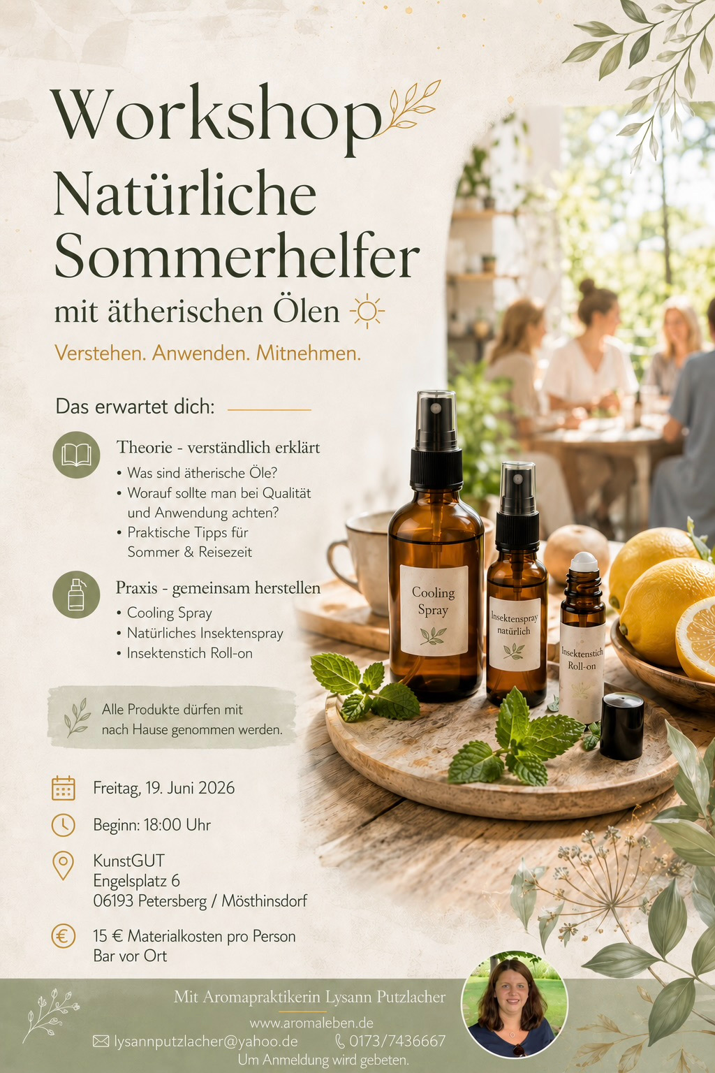 Aromapraktikerin Lysann Putzlacher